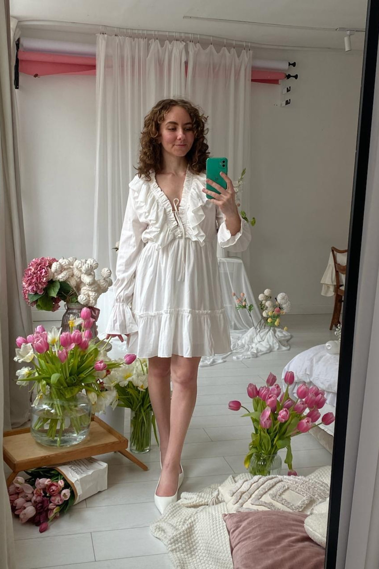 ПЛАТЬЕ С РЮШАМИ 40-44. Фотостудия в Люберцах