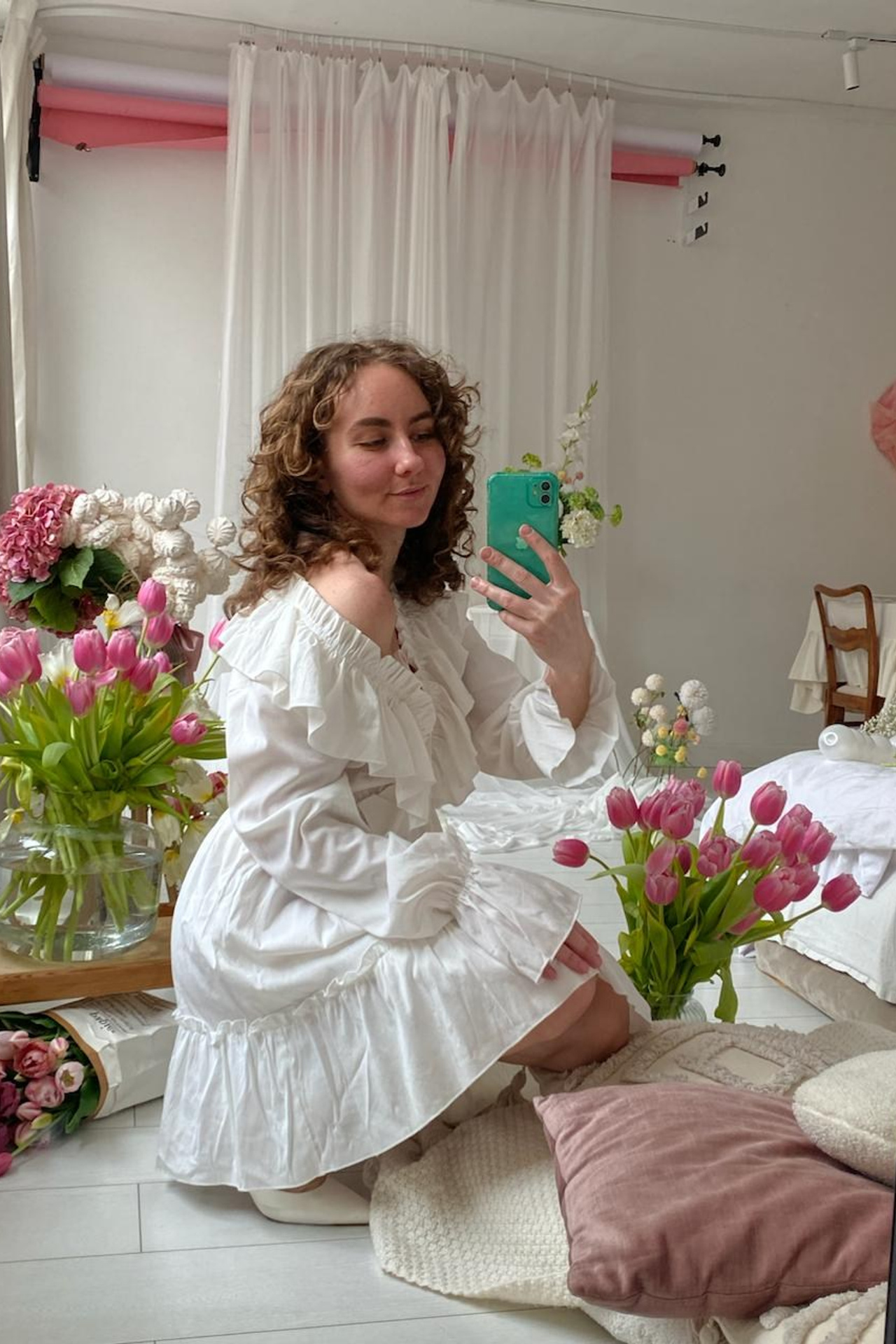 ПЛАТЬЕ С РЮШАМИ 40-44. Фотостудия в Люберцах