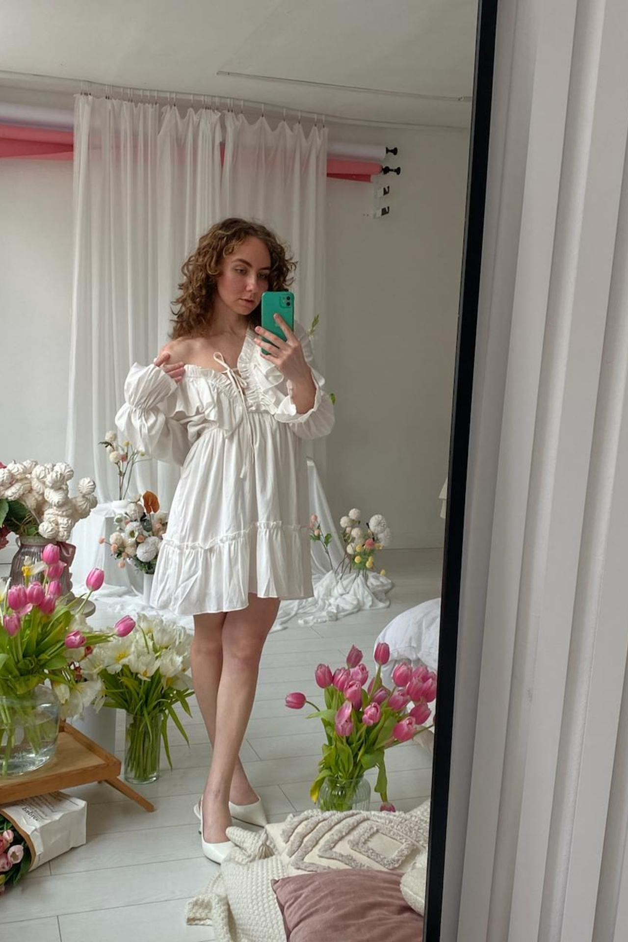 ПЛАТЬЕ С РЮШАМИ 40-44. Фотостудия в Люберцах