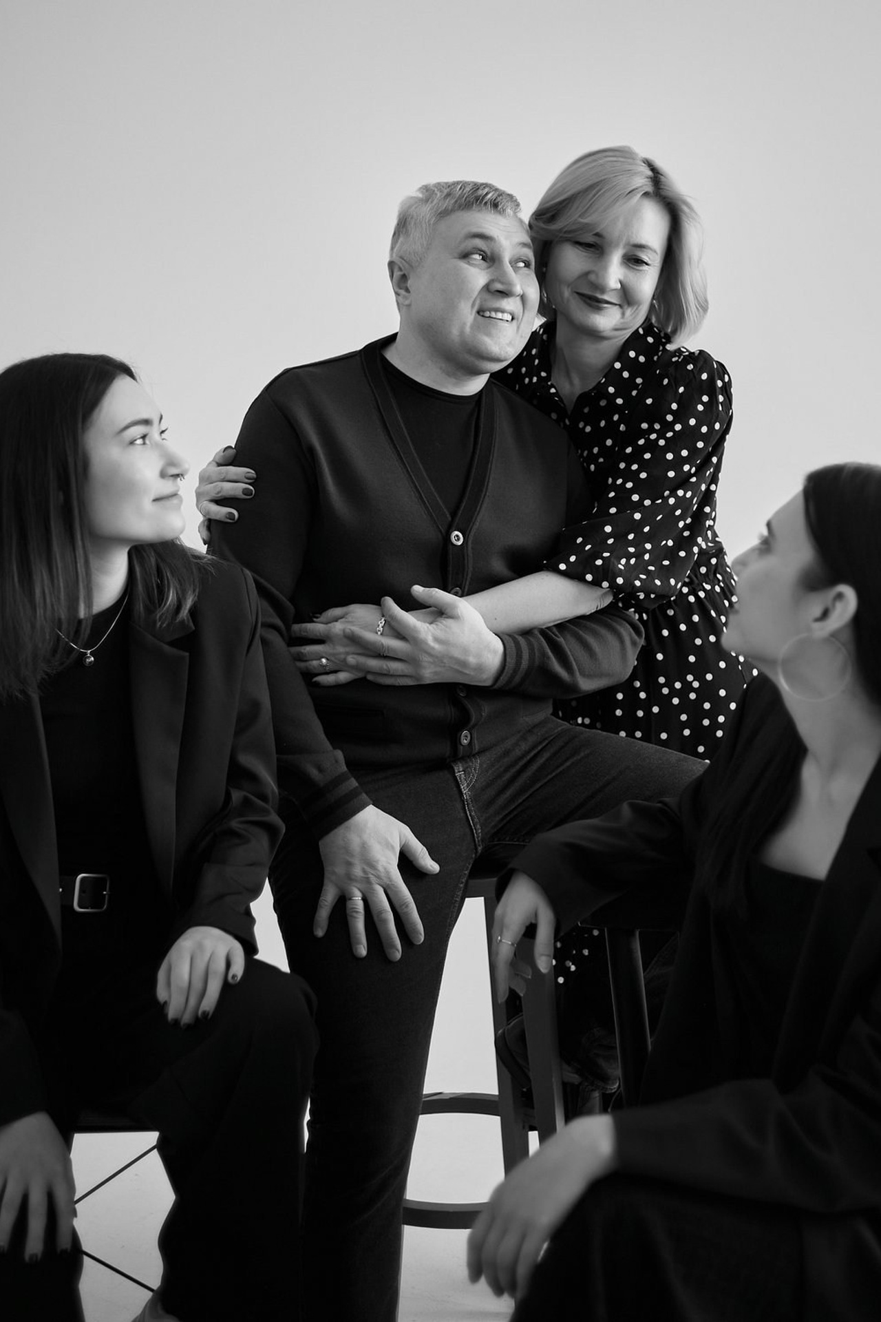 Семейная съемка в&nbsp;студии