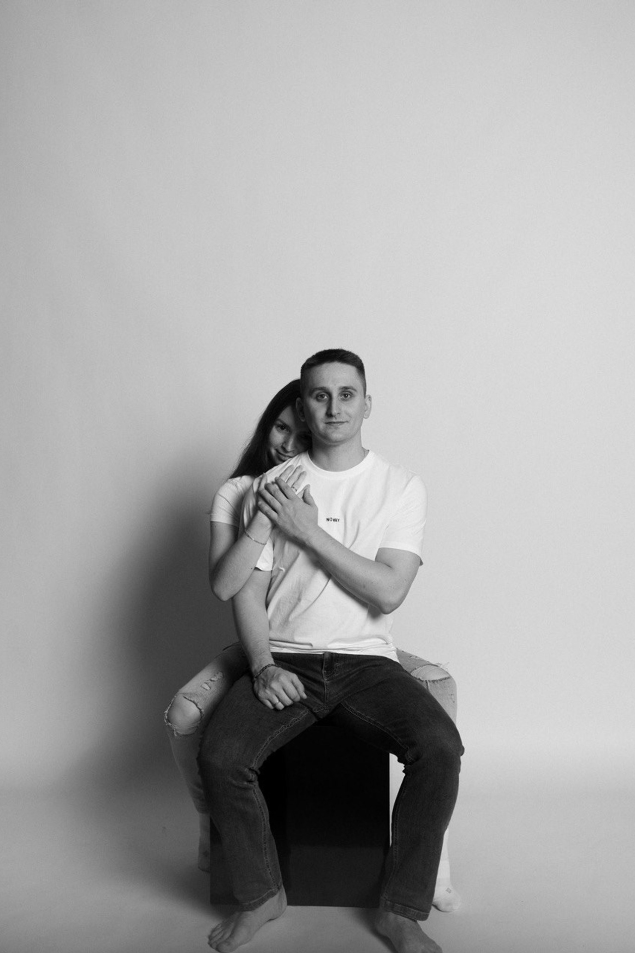 love story на белом фоне в фотостудии без фотографа Нижний Новгород