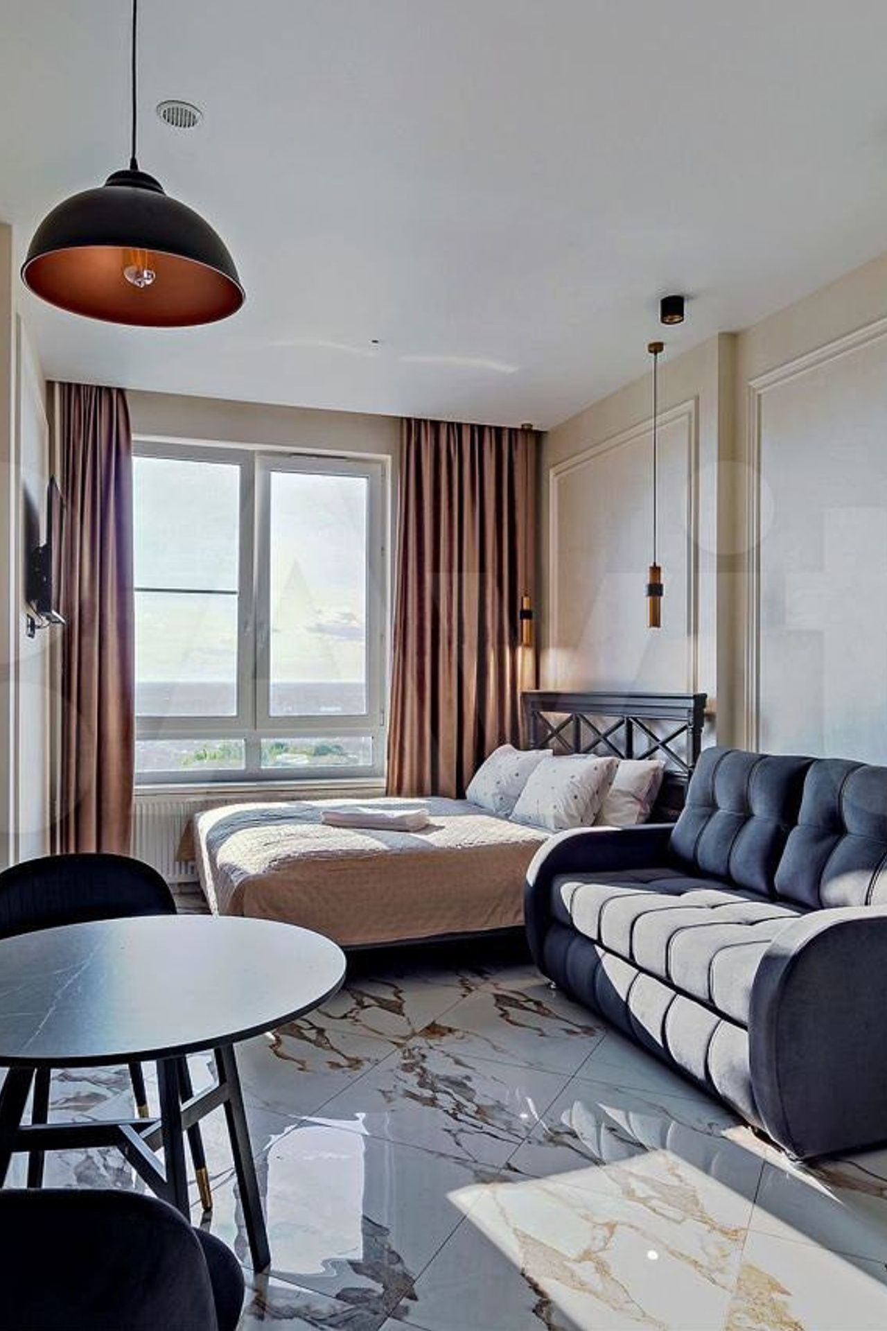 Квартира на Горького Д5 для предметной съемки.Синий диван |Sale Easy