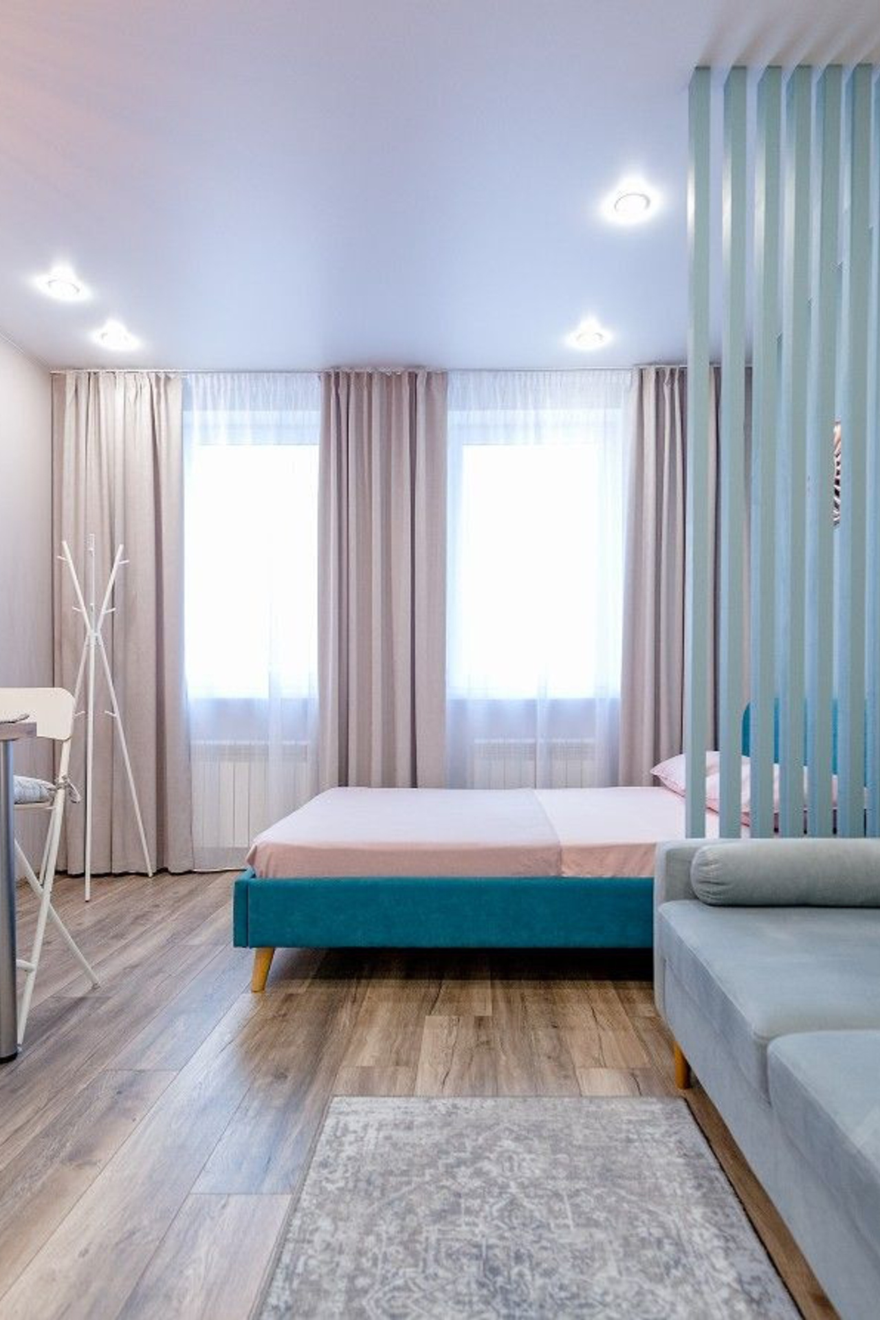 Квартира на Адоратского для съемки Казань голубой интерьер|Sale Easy