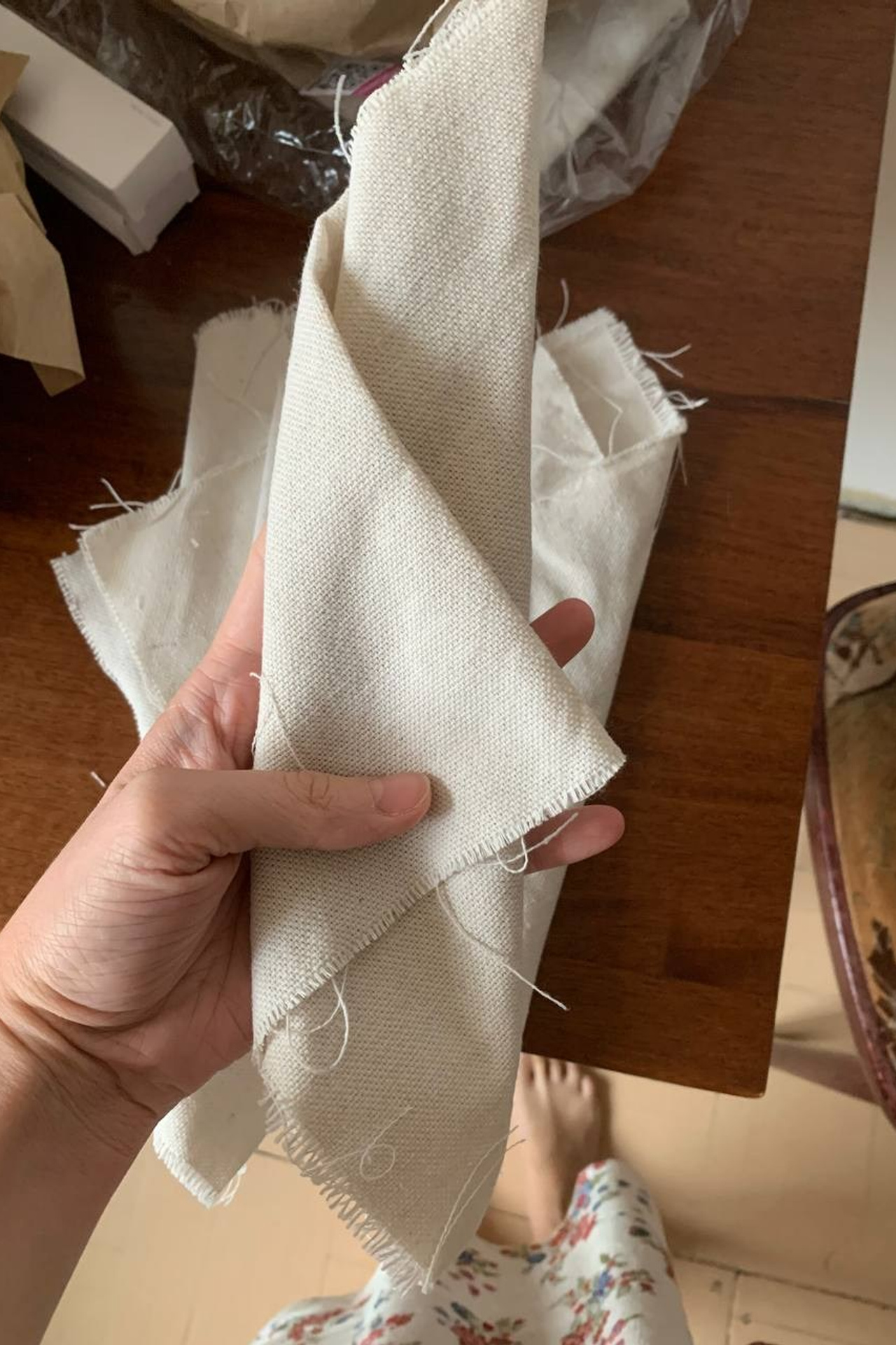 Реквизит для предметной съемки салфетки