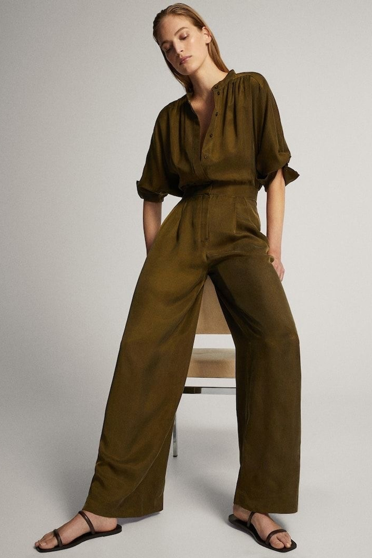 Пример летнего образа с комбинезоном