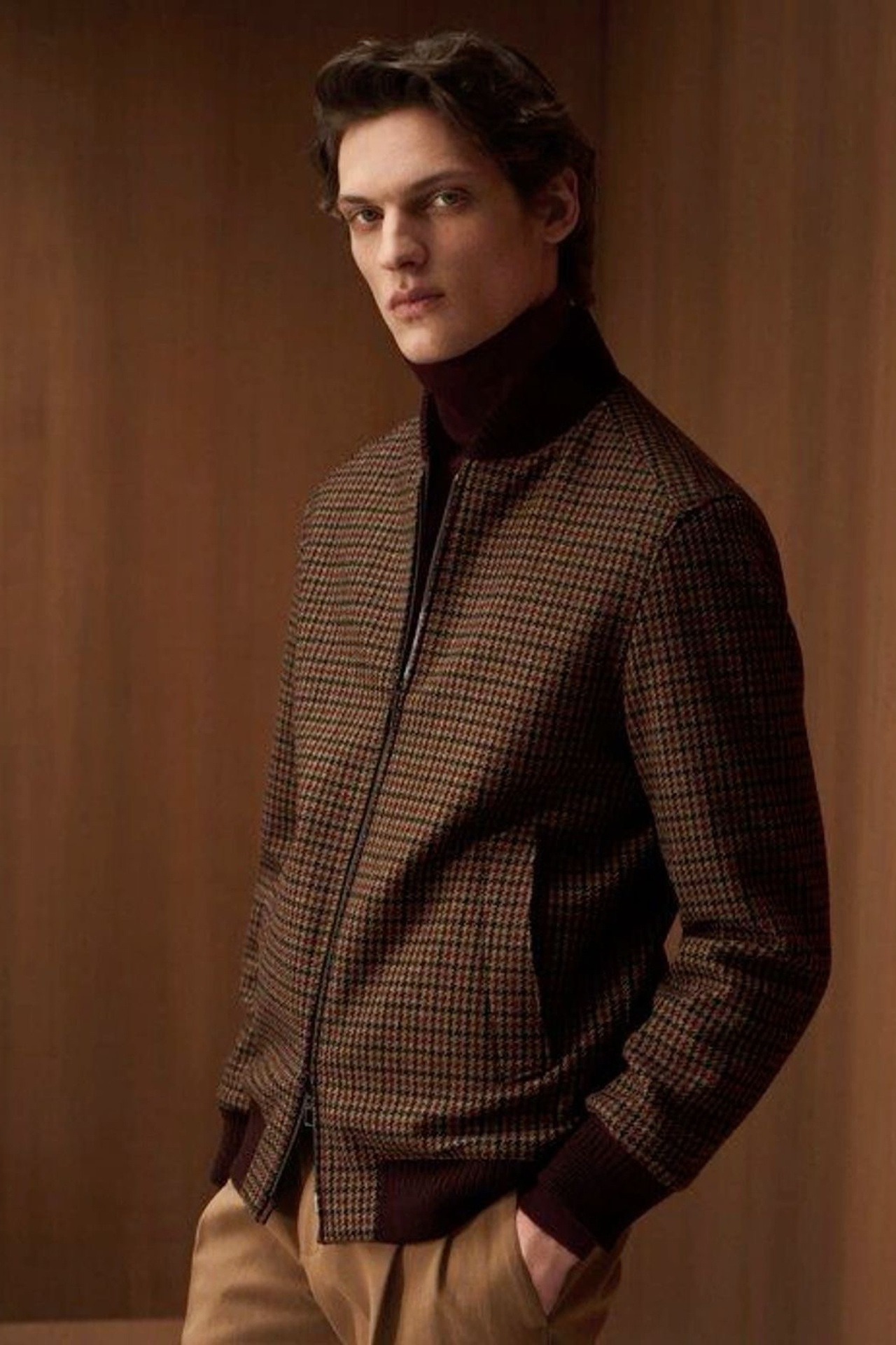 Пример мужского стиля с лонгсливом