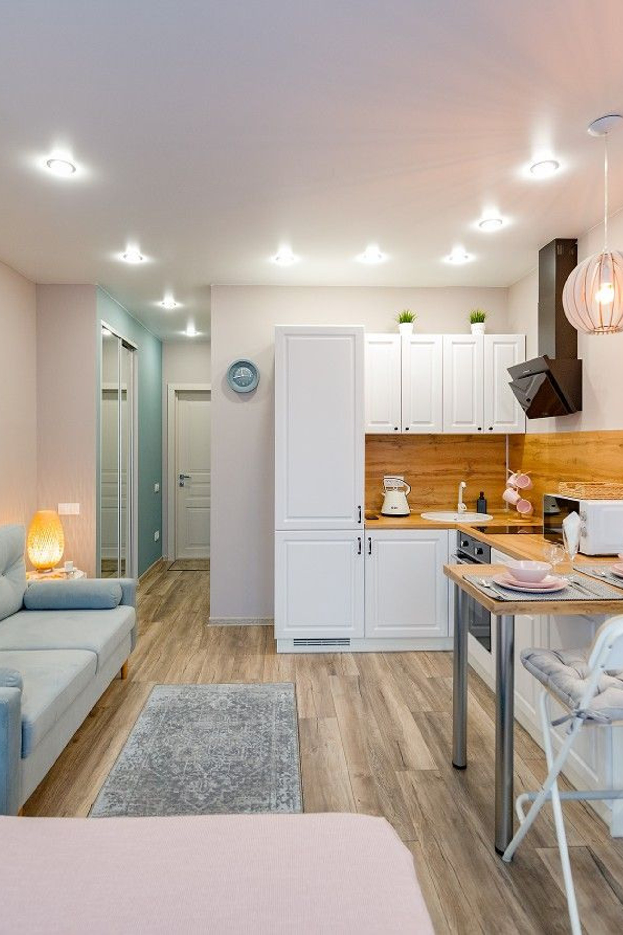 Квартира на Адоратского для съемки Казань голубой интерьер|Sale Easy