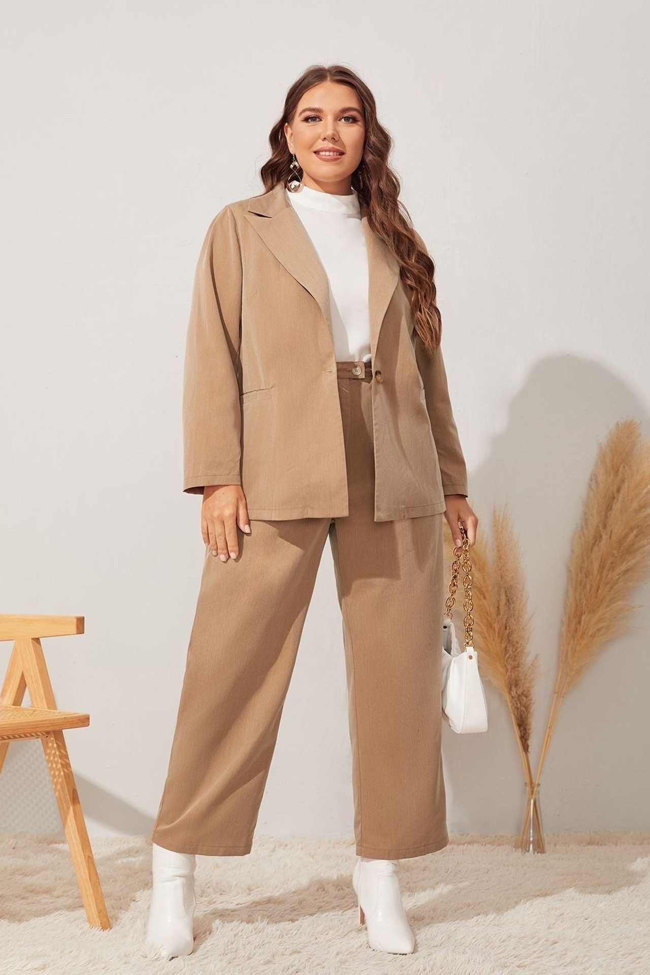 Пример повседневного стиля plus-size 