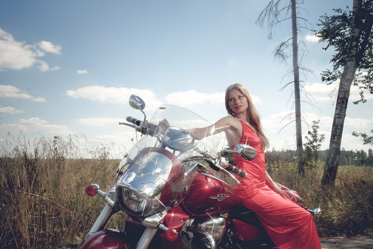 Портрет с мото