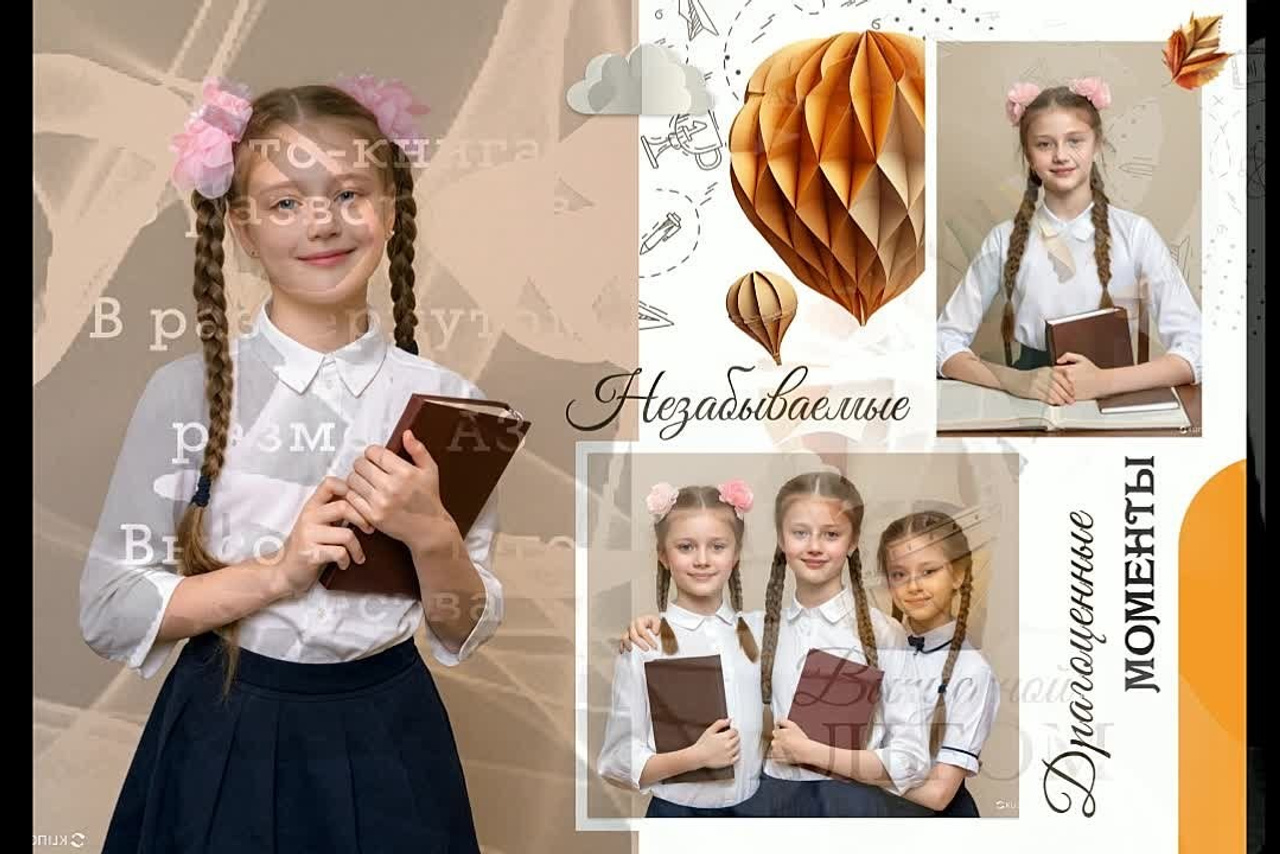 Фотокнига 5 разворотов 2900р. Детский фотограф в Новосибирске и НСО