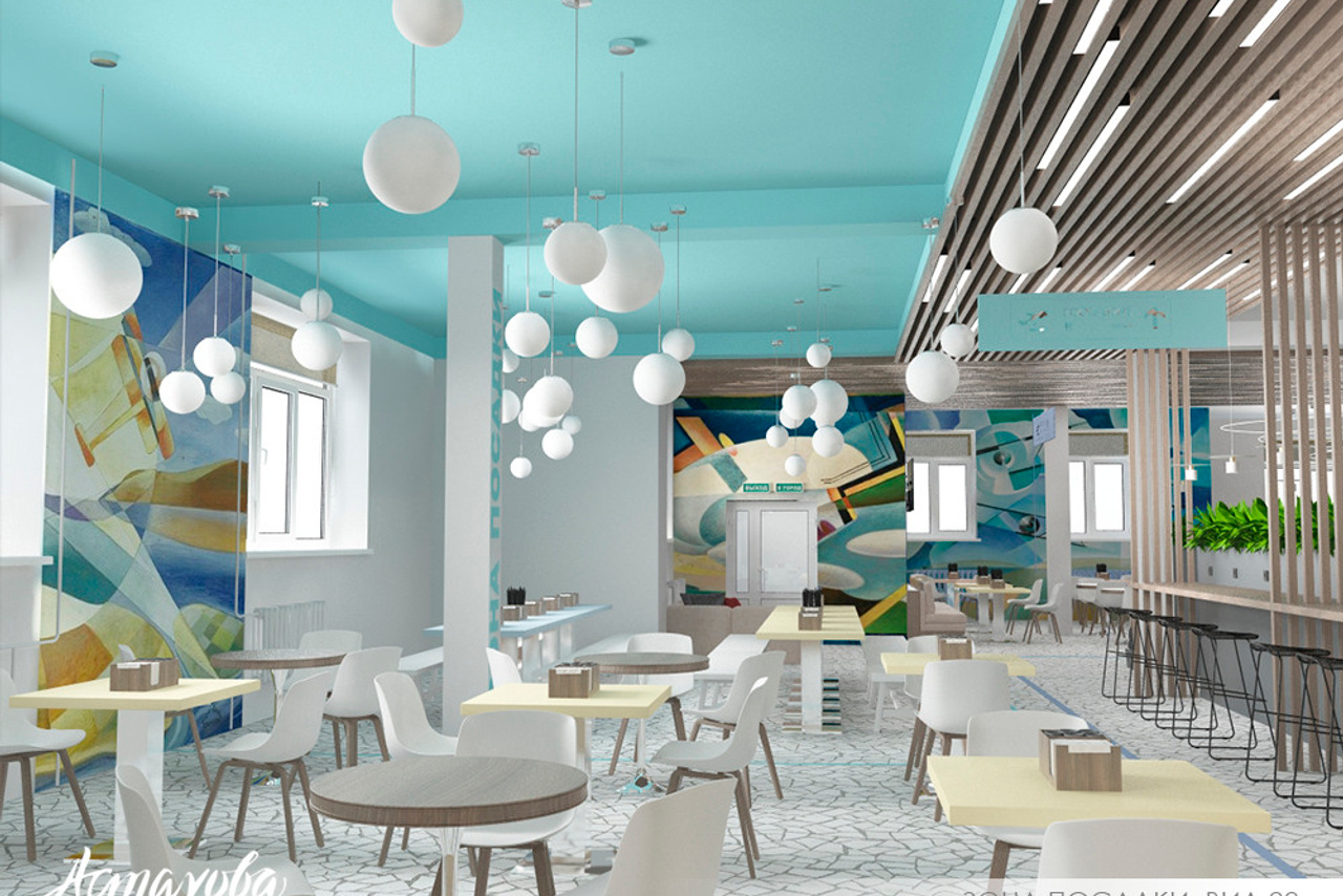 Студенческая столовая в университете