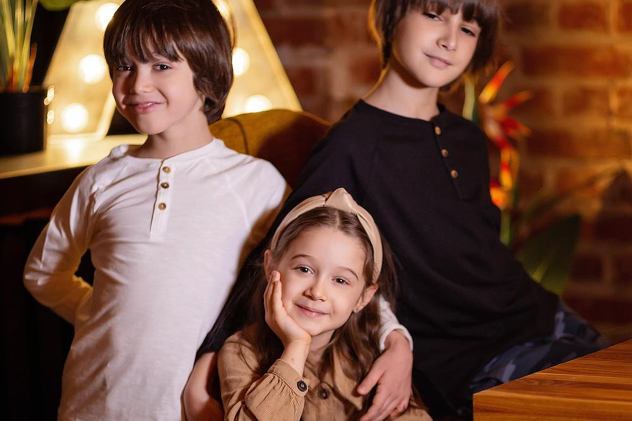 Лиза, Денис, Георгий, Лазарь и Элина