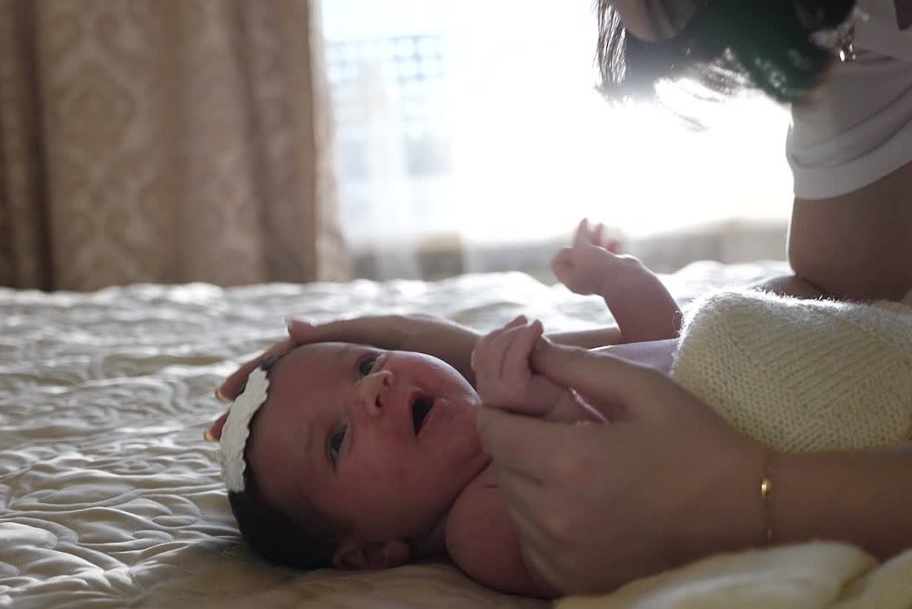 Съемка семьи Амины с четырьмя детьми