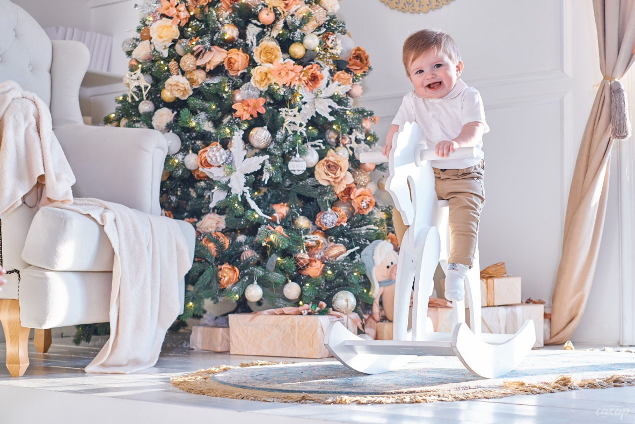 Первая Новогодняя фотосессия Саши