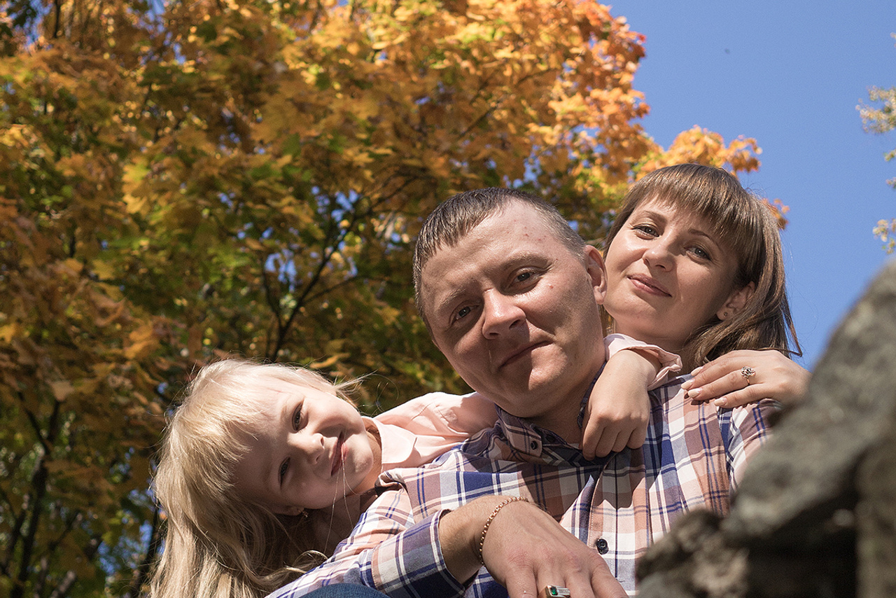 Семейная фотосъемка.