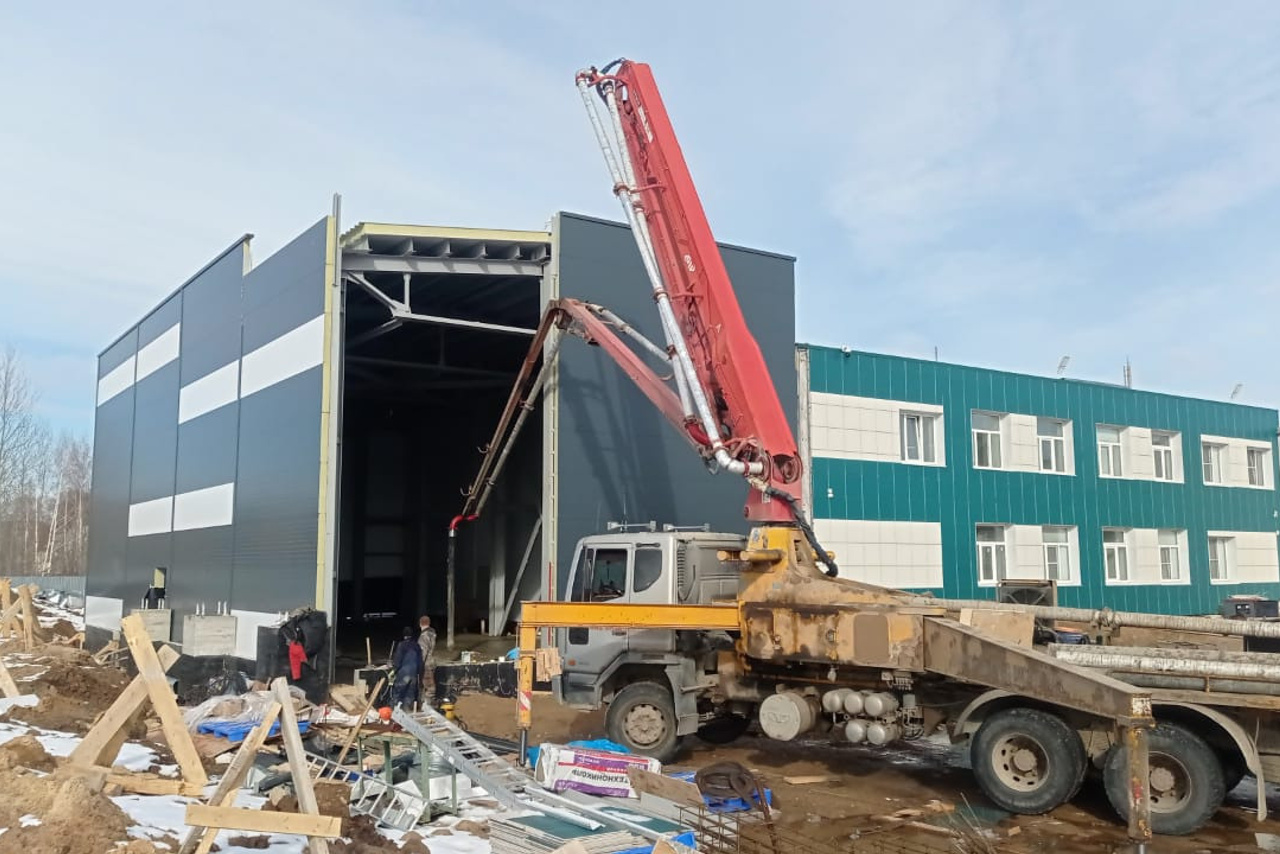 Строительство нового кластера завода Аквариус, г. Шуя