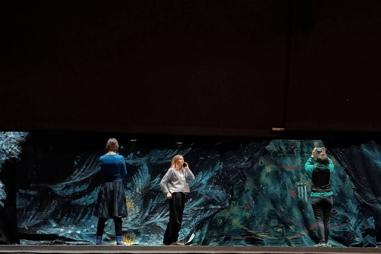 Декорации для балета «Щелкунчик» | Театр балета им. Якобсона. История занавеса. Превращаем идею в технологию