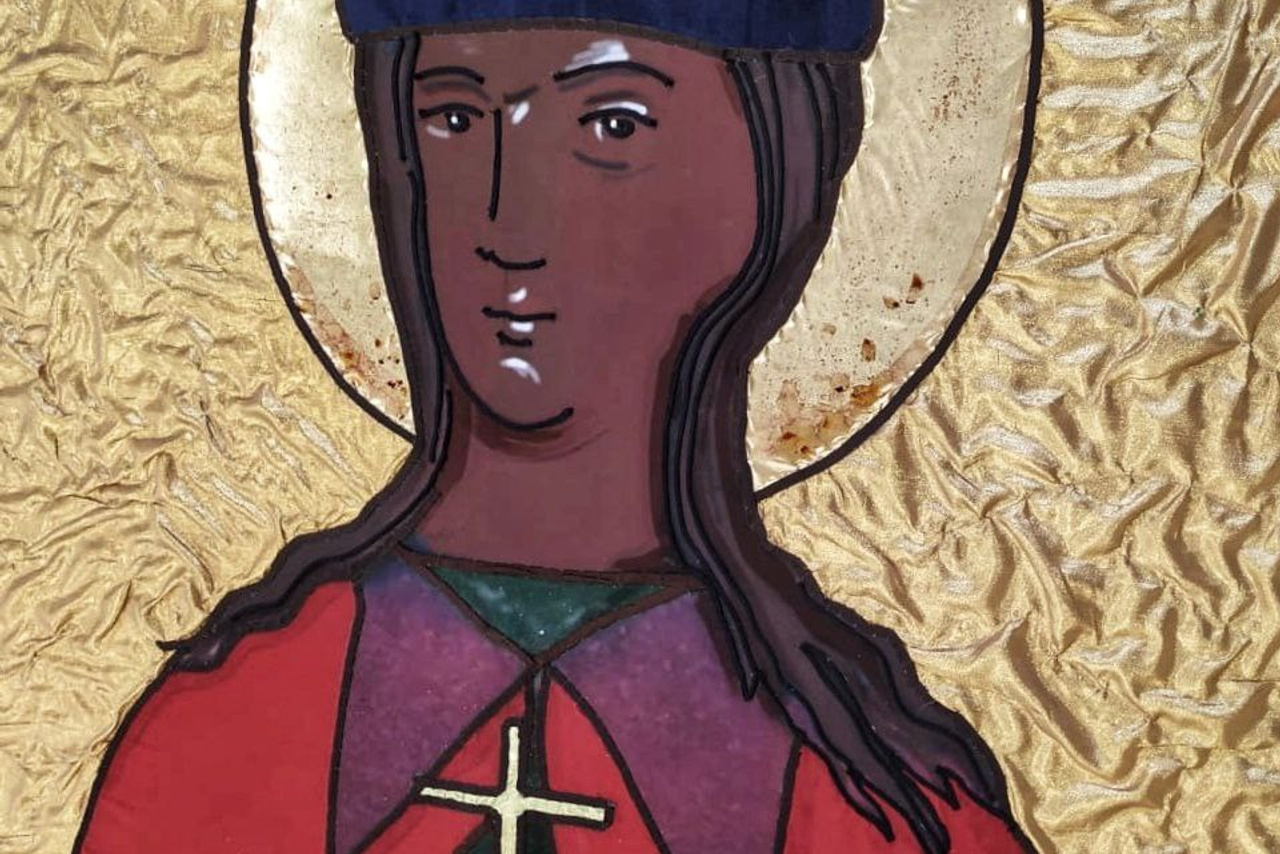 Декорации для хоровой оперы «Сказ о Борисе и Глебе». История занавеса. Превращаем идею в технологию