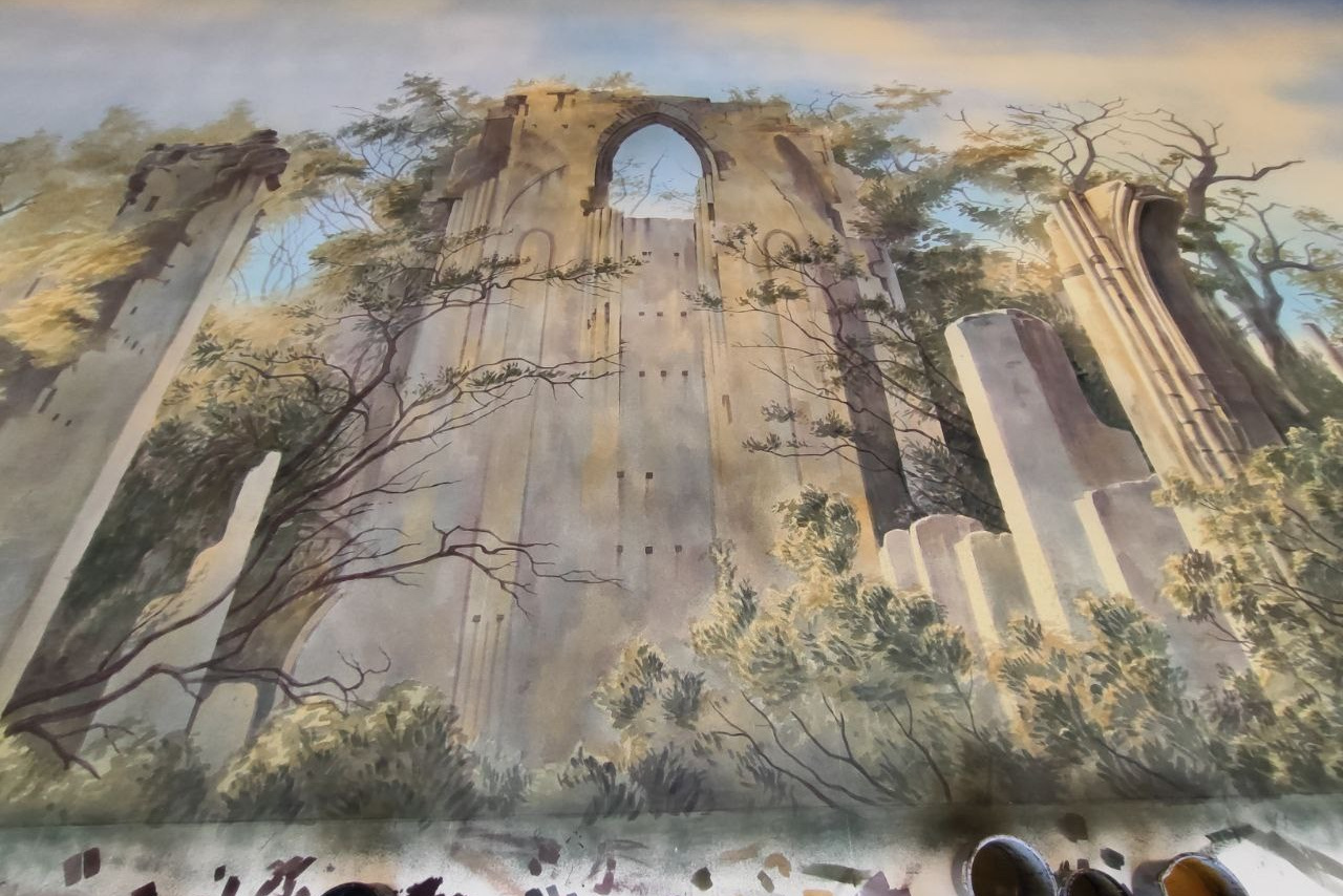 Лебединое озеро. Нижегородского театра оперы и балета им. А. С. Пушкина. История занавеса. Превращаем идею в технологию