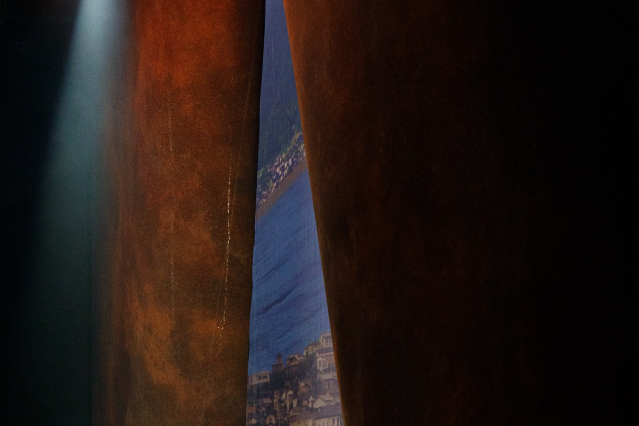 Декорации для оперы «Мадам Баттерфляй» | Геликон Опера. История занавеса. Превращаем идею в технологию