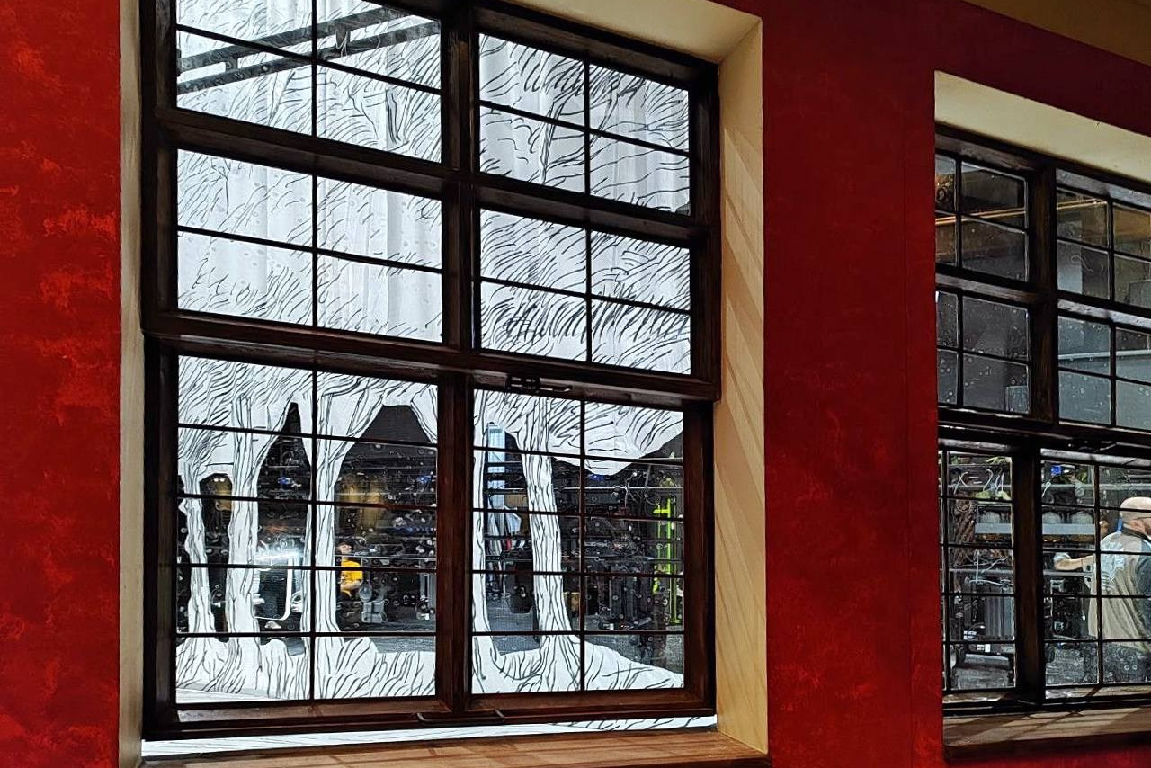 Декорации для спектакля «Аркадия» | Мастерская Петра Фоменко. История занавеса. Превращаем идею в технологию