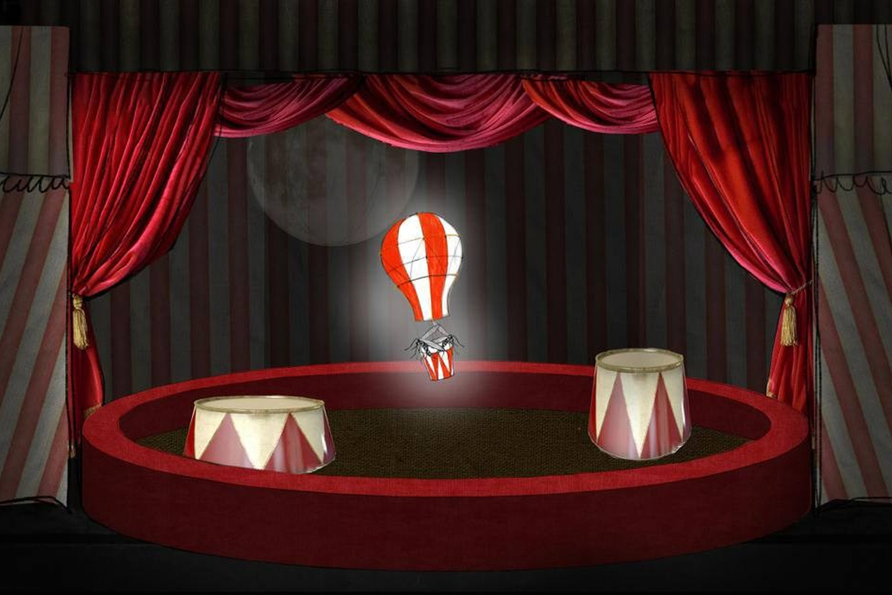 Декорации для спектакля «Тараканище» | Театр БТК. История занавеса. Превращаем идею в технологию