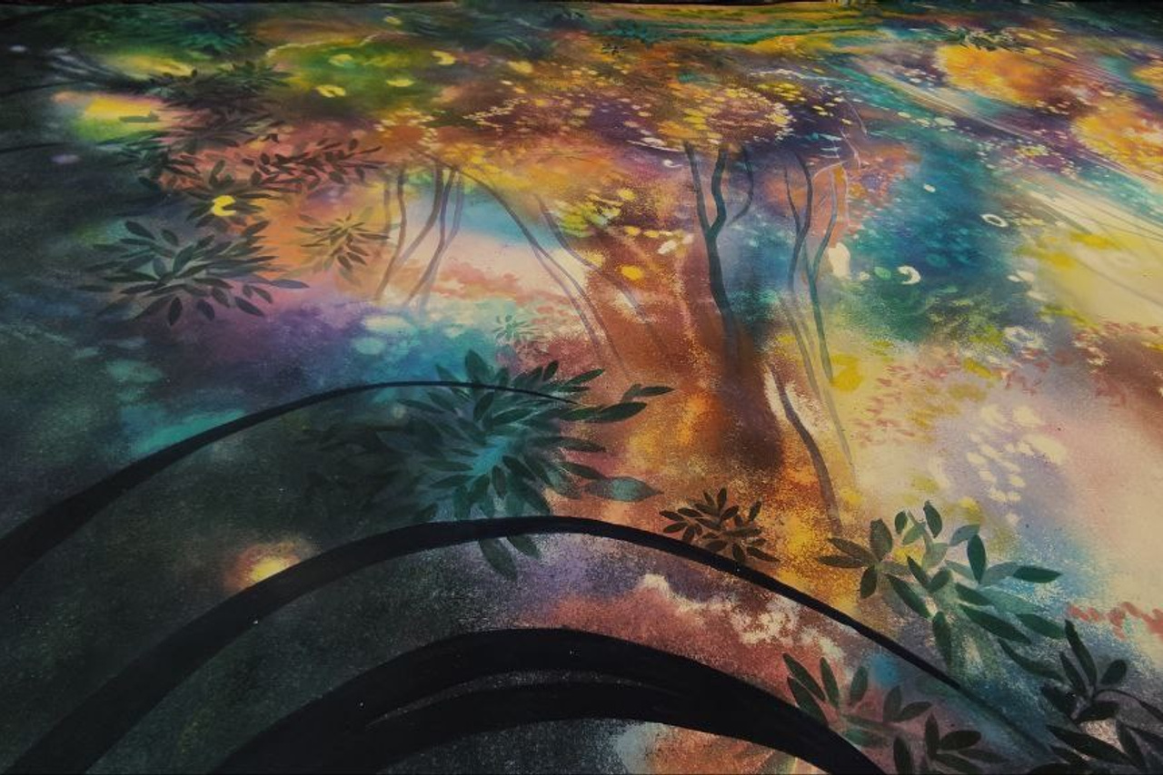 Художественная роспись тканей для сцены. История занавеса. Превращаем идею в технологию