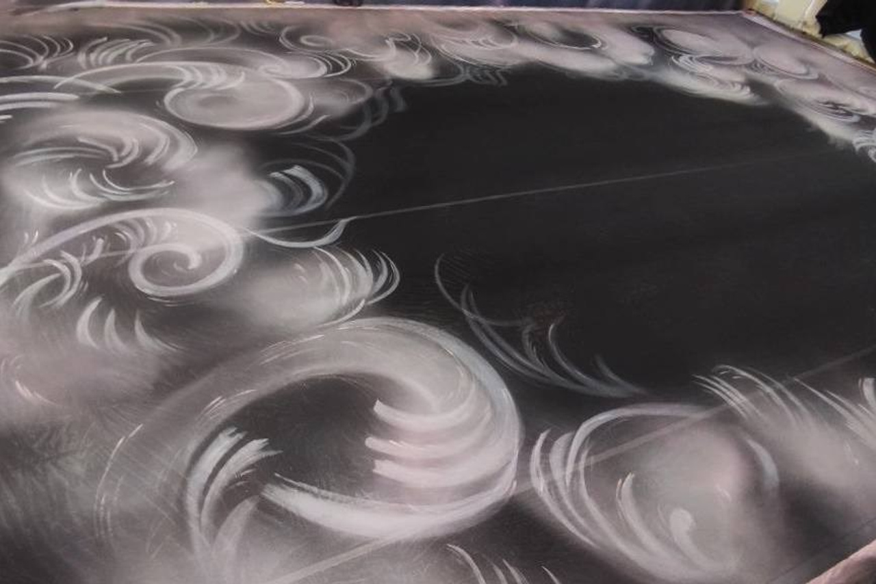 Художественная роспись тканей для сцены. История занавеса. Превращаем идею в технологию