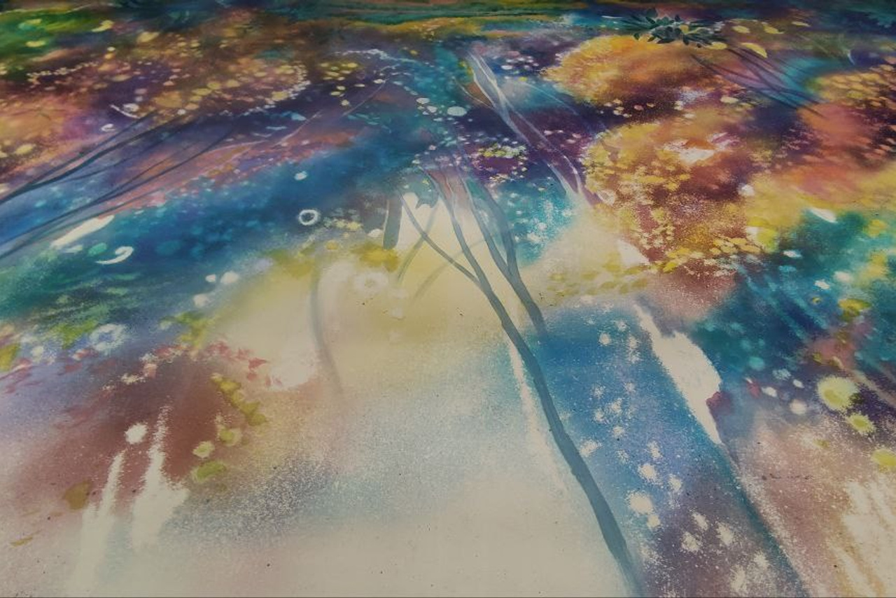 Художественная роспись тканей для сцены. История занавеса. Превращаем идею в технологию