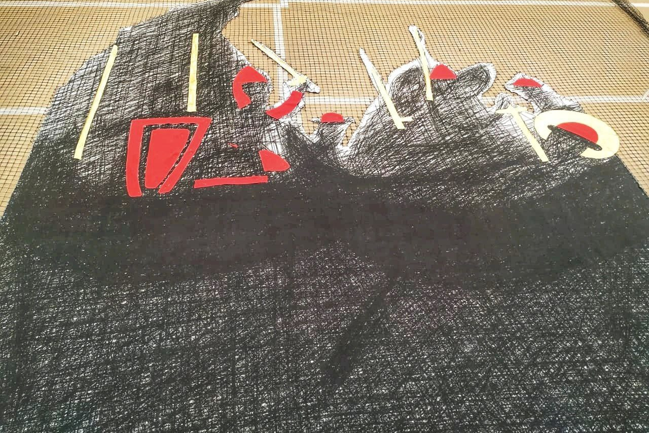 Декорации для хоровой оперы «Сказ о Борисе и Глебе». История занавеса. Превращаем идею в технологию