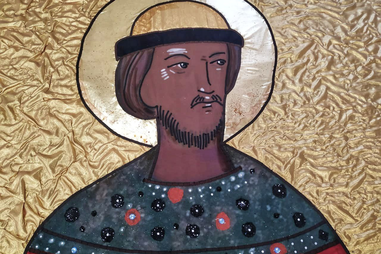 Декорации для хоровой оперы «Сказ о Борисе и Глебе». История занавеса. Превращаем идею в технологию