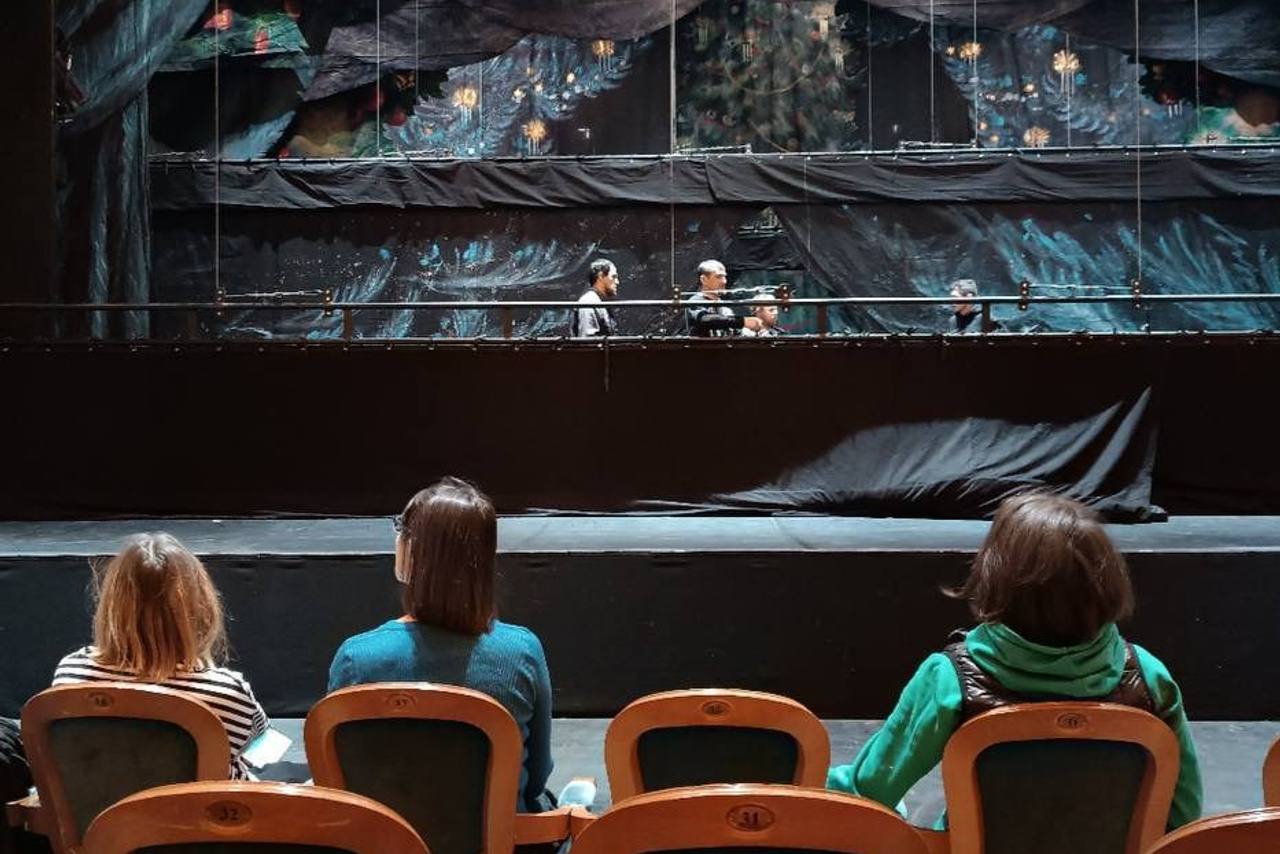 Декорации для балета «Щелкунчик» | Театр балета им. Якобсона. История занавеса. Превращаем идею в технологию