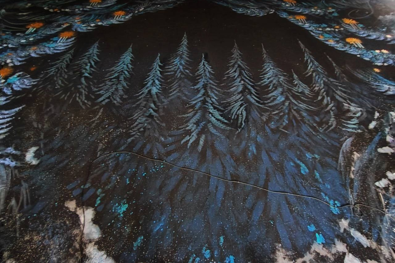 Декорации для балета «Щелкунчик» | Театр балета им. Якобсона. История занавеса. Превращаем идею в технологию