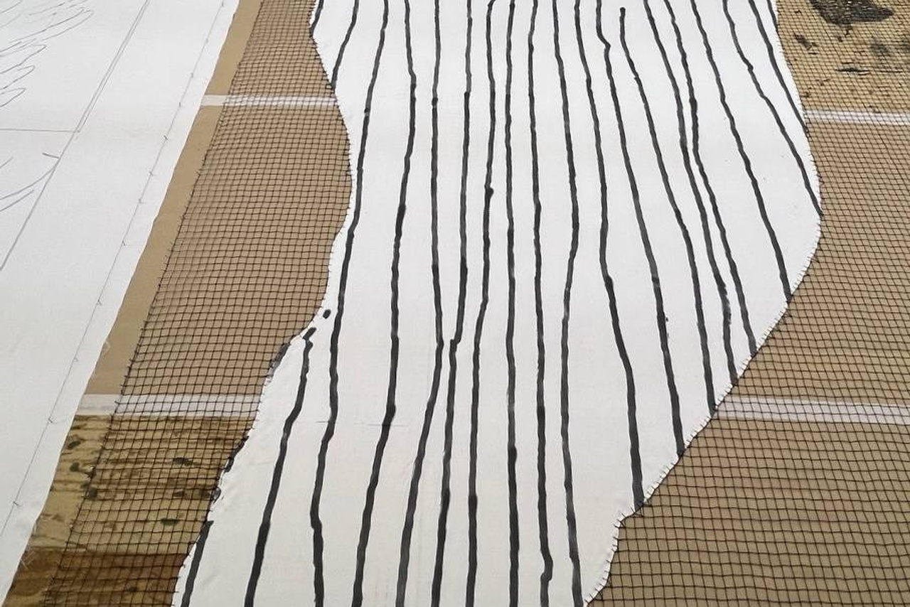 Декорации для спектакля «Аркадия» | Мастерская Петра Фоменко. История занавеса. Превращаем идею в технологию