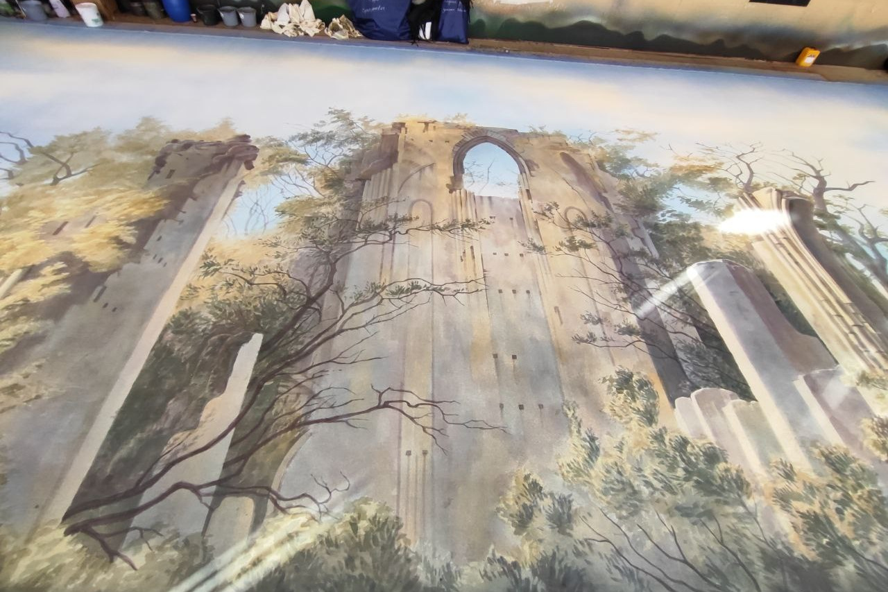 Художественная роспись тканей для сцены. История занавеса. Превращаем идею в технологию