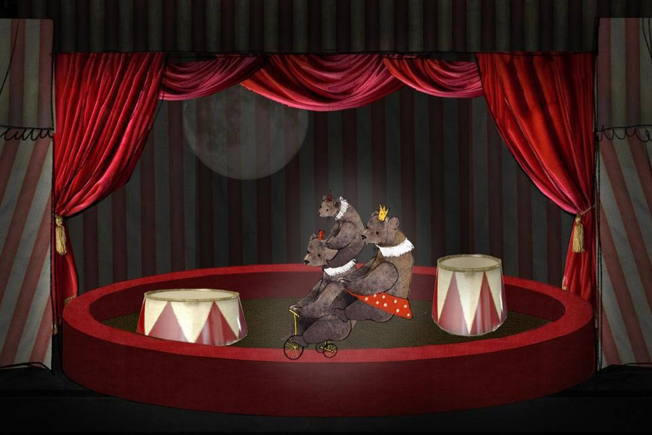 Декорации для спектакля «Тараканище» | Театр БТК. История занавеса. Превращаем идею в технологию