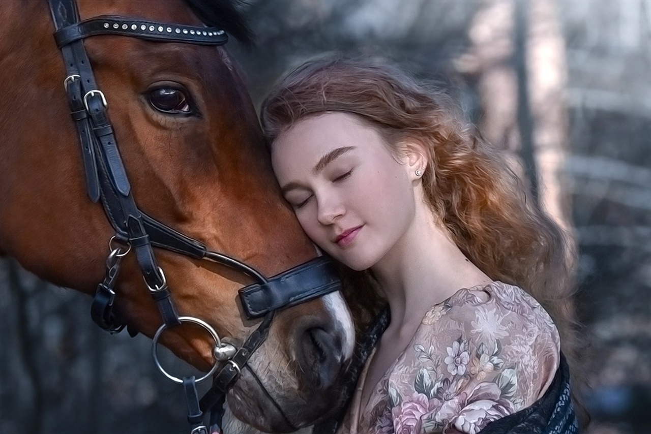 Съемки с лошадьми