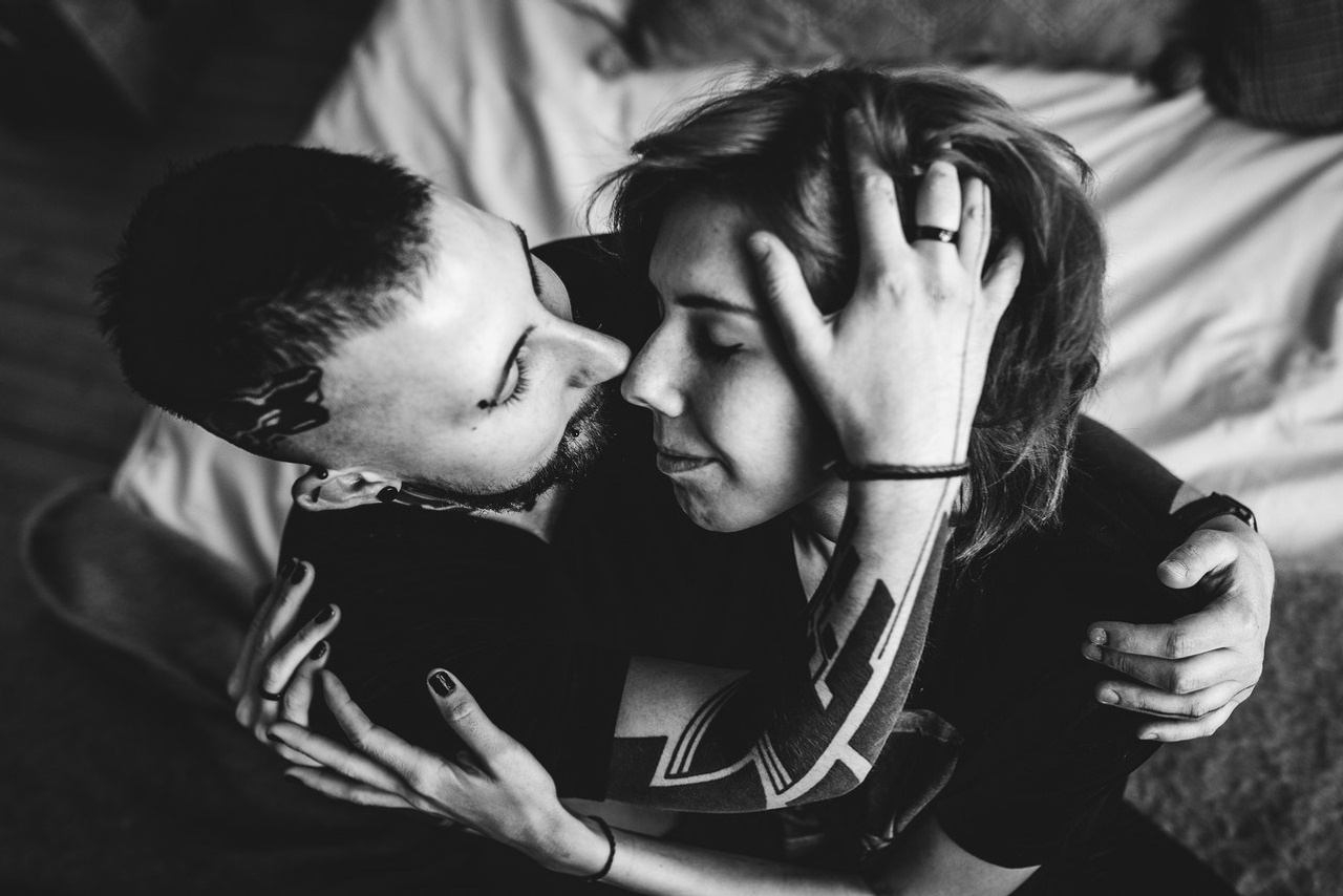 Маша и Женя в студии