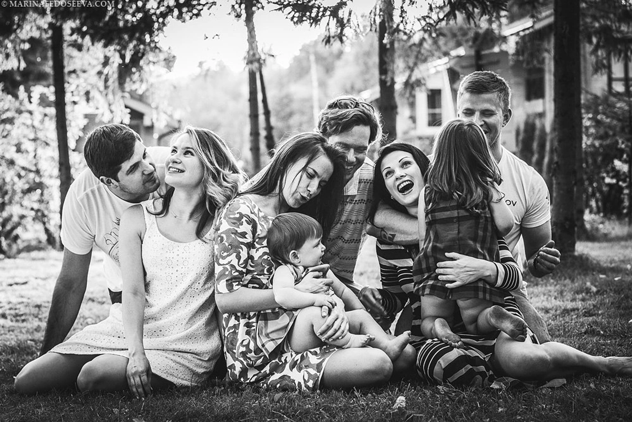 One day of a big family