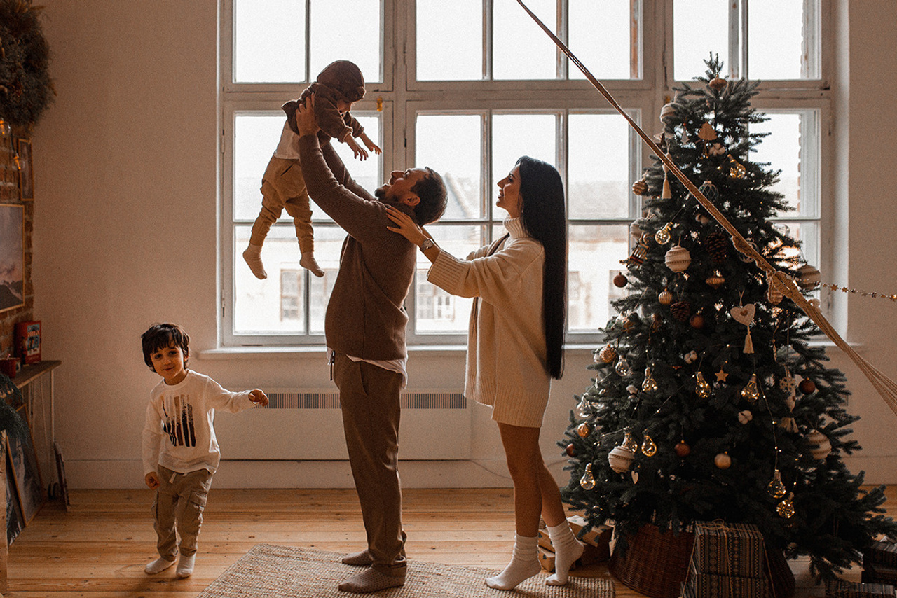 Новогодняя семейная съемка