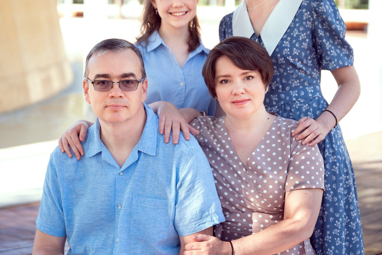 Фотосессия семьи в парке Галицкого (Краснодар)