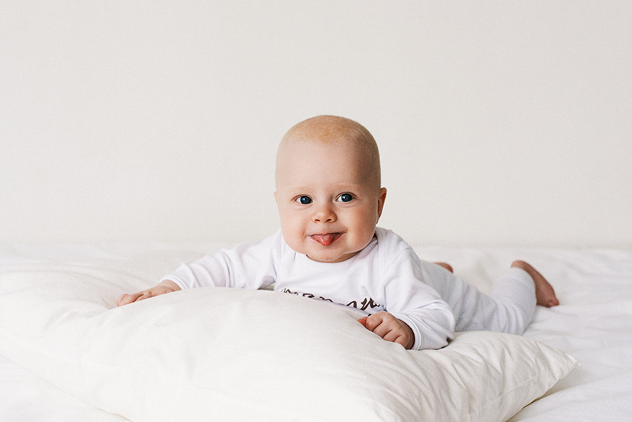 Студийная съёмка, малышу 4 месяца