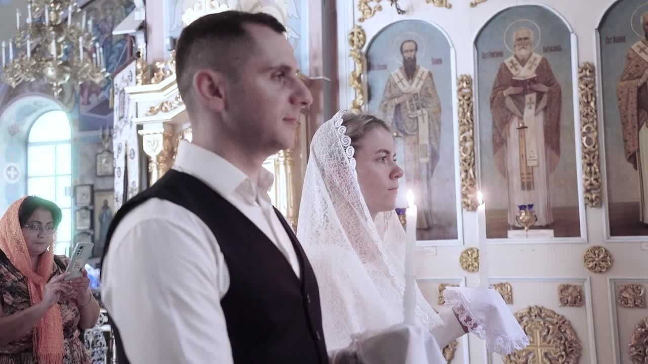 Венчание Анастасии и Михаила. Видеограф Осинина Татьяна — видеосъемка в Москве