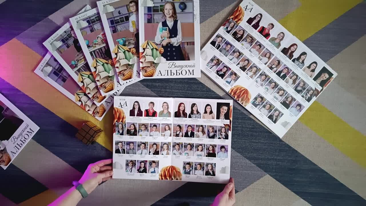 Видео фотоальбомов. Выпускные альбомы. Съемка в школах и детских садах