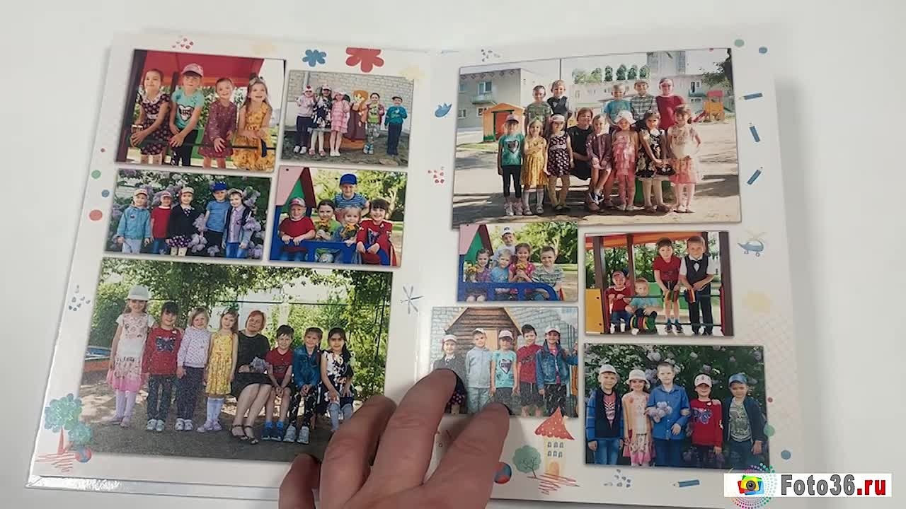Выпускные альбомы детский сад. Фотограф Воронеж, фотосъемка свадеб, детских садов, фотоальбомы
