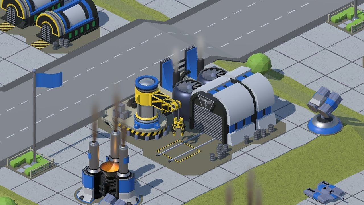 Low Poly Red Alert 2 FanArt. Персональный сайт 3D Artist'a с расширенными возможностями