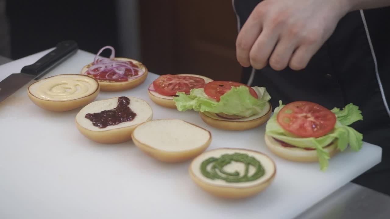 Food-съемка для бургерной. Видеограф г. Брянск — Юлия Косарева