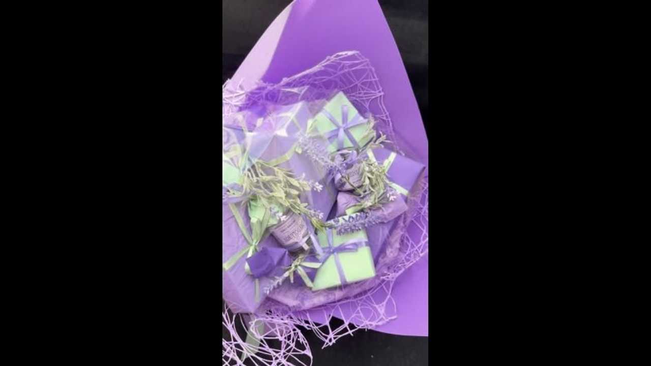 Букет «Лаванда». Студия подарочных наборов «Владия»