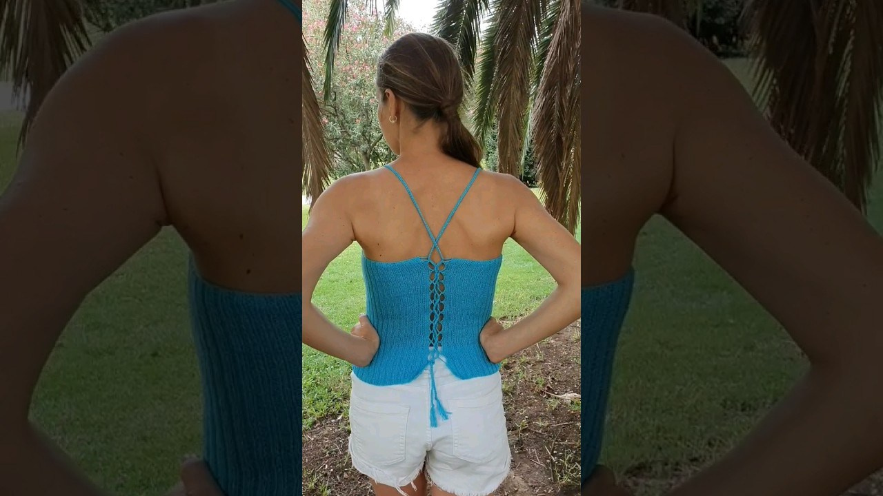 Вяжем кроп-топ своими руками. Уроки по вязанию с Оксаной Бубновой