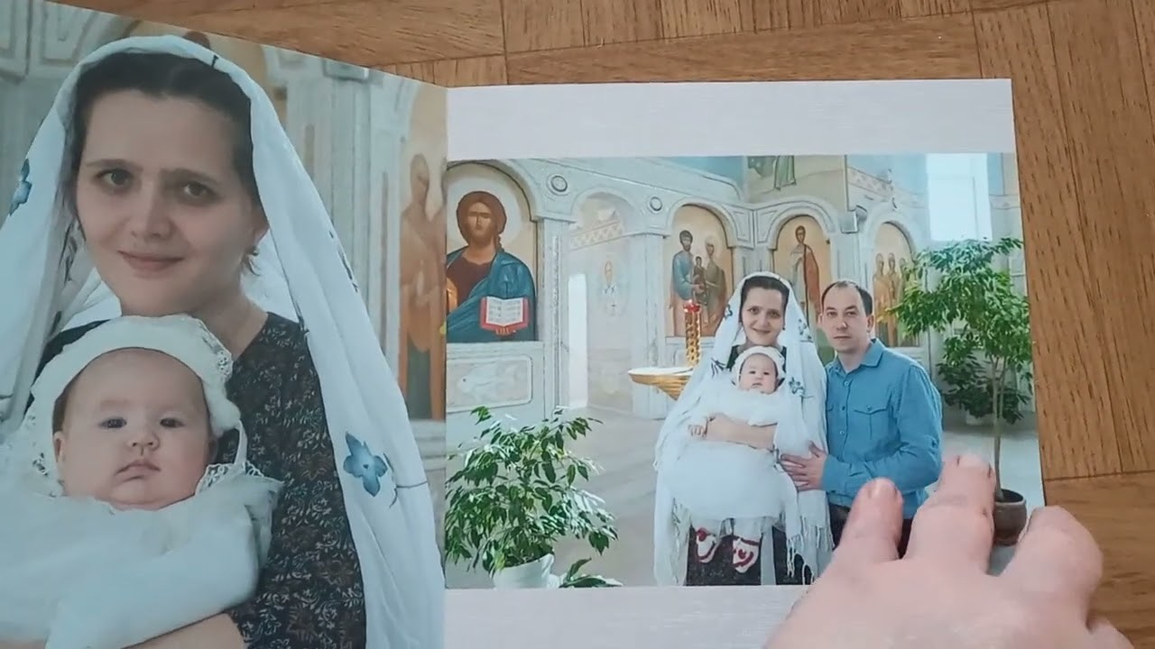 Фотокниги Крещения. Фотограф Татьяна Рутковская Калининград